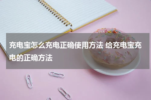 充电宝怎么充电正确使用方法 给充电宝充电的正确方法