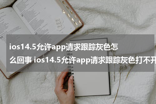 ios14.5允许app请求跟踪灰色怎么回事 ios14.5允许app请求跟踪灰色打不开