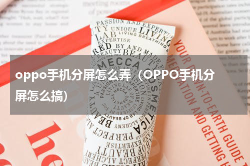 oppo手机分屏怎么弄（OPPO手机分屏怎么搞）