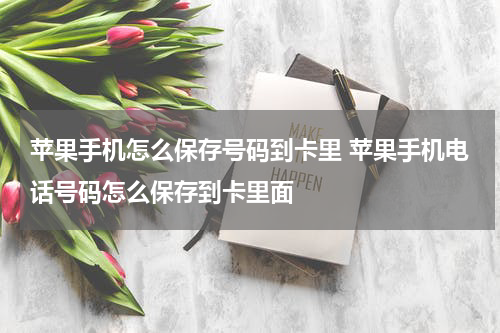 苹果手机怎么保存号码到卡里 苹果手机电话号码怎么保存到卡里面