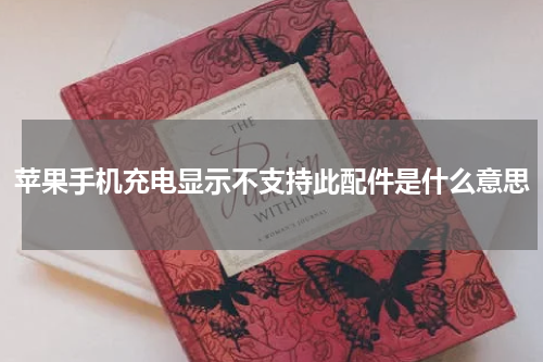 苹果手机充电显示不支持此配件是什么意思