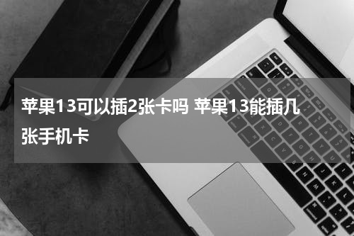 苹果13可以插2张卡吗 苹果13能插几张手机卡