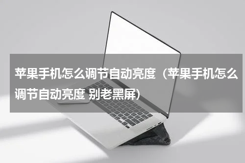 苹果手机怎么调节自动亮度（苹果手机怎么调节自动亮度 别老黑屏）