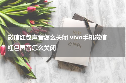 微信红包声音怎么关闭 vivo手机微信红包声音怎么关闭