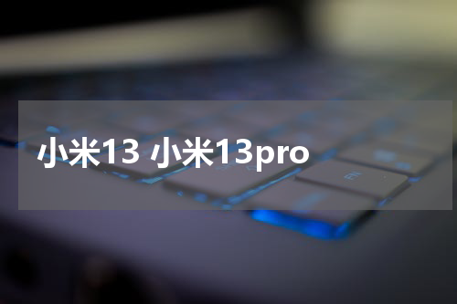 小米13 小米13pro