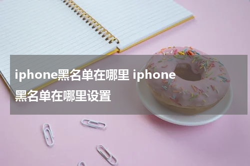 iphone黑名单在哪里 iphone黑名单在哪里设置