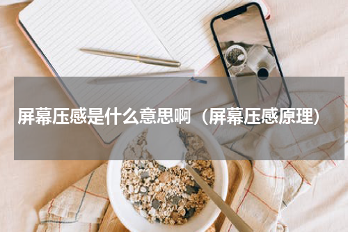 屏幕压感是什么意思啊（屏幕压感原理）
