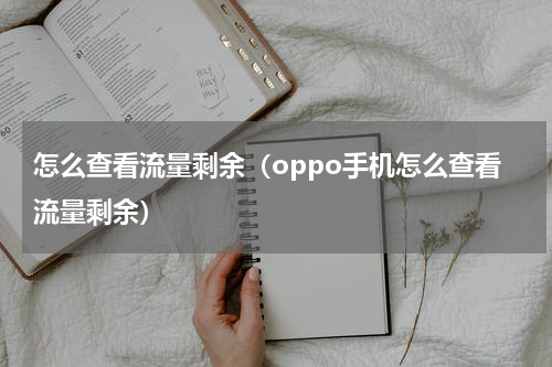 怎么查看流量剩余（oppo手机怎么查看流量剩余）