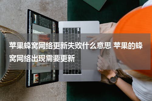 苹果蜂窝网络更新失败什么意思 苹果的蜂窝网络出现需要更新