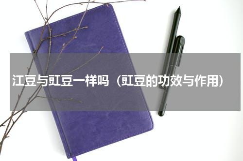 江豆与豇豆一样吗（豇豆的功效与作用）