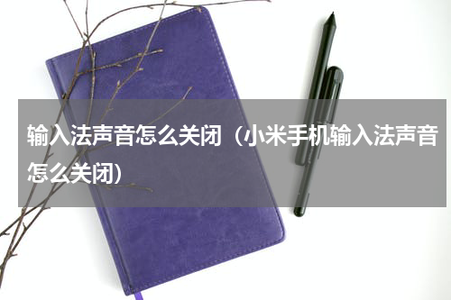 输入法声音怎么关闭（小米手机输入法声音怎么关闭）