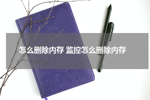 怎么删除内存 监控怎么删除内存