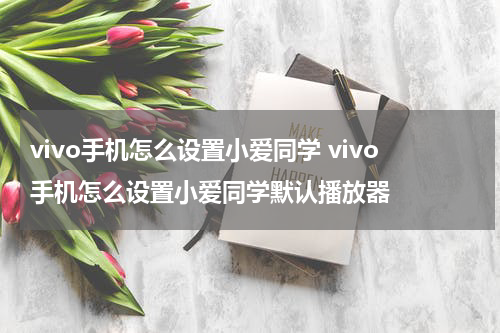 vivo手机怎么设置小爱同学 vivo手机怎么设置小爱同学默认播放器