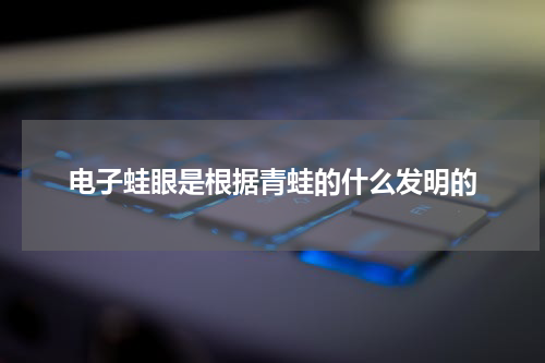 电子蛙眼是根据青蛙的什么发明的