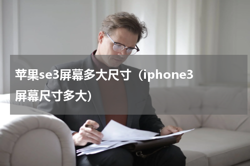 苹果se3屏幕多大尺寸（iphone3屏幕尺寸多大）
