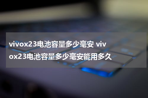 vivox23电池容量多少毫安 vivox23电池容量多少毫安能用多久