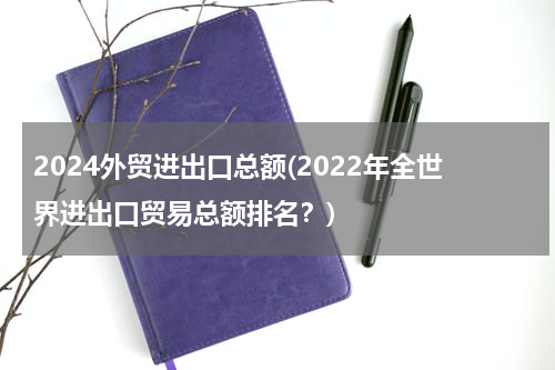 2024外贸进出口总额(2022年全世界进出口贸易总额排名？)