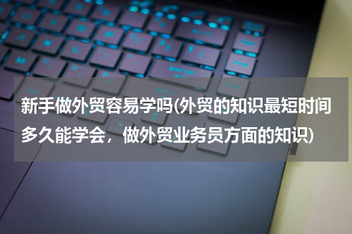 新手做外贸容易学吗(外贸的知识最短时间多久能学会，做外贸业务员方面的知识)