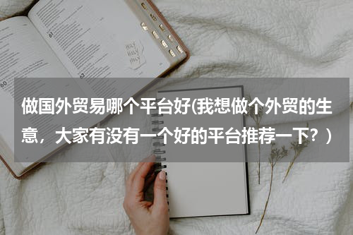 做国外贸易哪个平台好(我想做个外贸的生意，大家有没有一个好的平台推荐一下？)