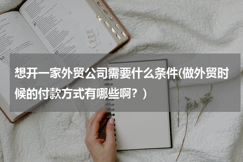 想开一家外贸公司需要什么条件(做外贸时候的付款方式有哪些啊？)
