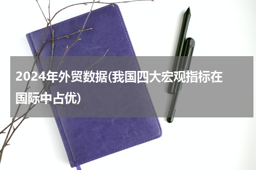 2024年外贸数据(我国四大宏观指标在国际中占优)
