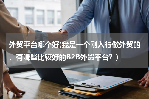 外贸平台哪个好(我是一个刚入行做外贸的，有哪些比较好的B2B外贸平台？)