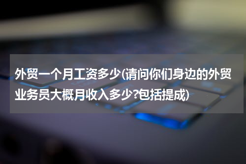 外贸一个月工资多少(请问你们身边的外贸业务员大概月收入多少?包括提成)