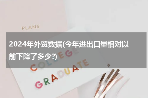 2024年外贸数据(今年进出口量相对以前下降了多少?)
