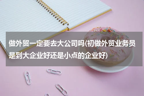 做外贸一定要去大公司吗(初做外贸业务员是到大企业好还是小点的企业好)