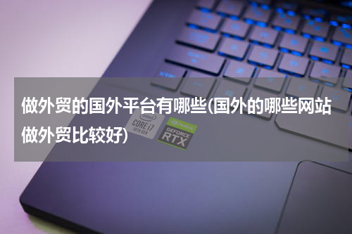 做外贸的国外平台有哪些(国外的哪些网站做外贸比较好)