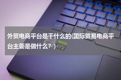外贸电商平台是干什么的(国际贸易电商平台主要是做什么？)