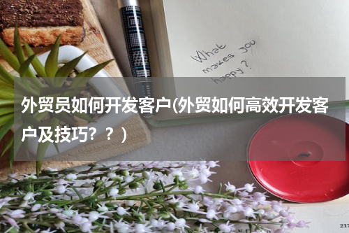 外贸员如何开发客户(外贸如何高效开发客户及技巧？？)