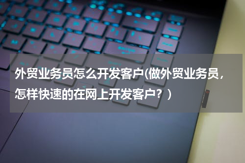 外贸业务员怎么开发客户(做外贸业务员，怎样快速的在网上开发客户？)