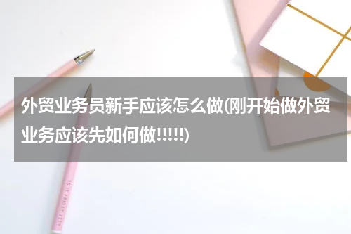 外贸业务员新手应该怎么做(刚开始做外贸业务应该先如何做!!!!!)