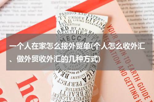一个人在家怎么接外贸单(个人怎么收外汇、做外贸收外汇的几种方式)