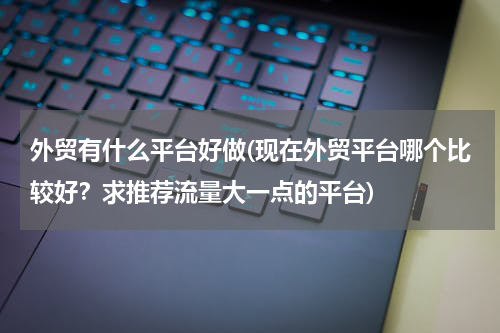 外贸有什么平台好做(现在外贸平台哪个比较好？求推荐流量大一点的平台)