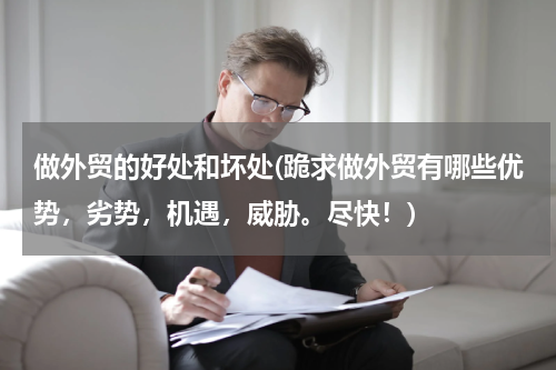 做外贸的好处和坏处(跪求做外贸有哪些优势，劣势，机遇，威胁。尽快！)