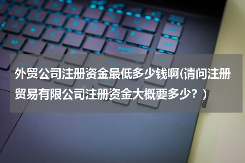 外贸公司注册资金最低多少钱啊(请问注册贸易有限公司注册资金大概要多少？)