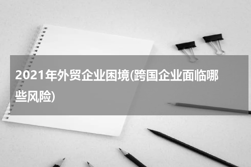 2021年外贸企业困境(跨国企业面临哪些风险)