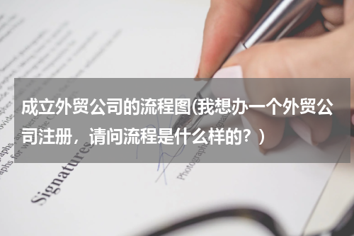 成立外贸公司的流程图(我想办一个外贸公司注册，请问流程是什么样的？)