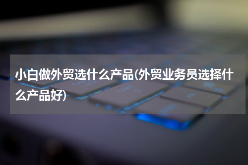小白做外贸选什么产品(外贸业务员选择什么产品好)