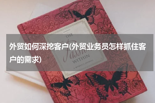 外贸如何深挖客户(外贸业务员怎样抓住客户的需求)