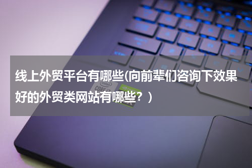 线上外贸平台有哪些(向前辈们咨询下效果好的外贸类网站有哪些？)
